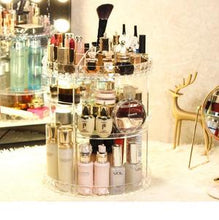 Charger l&#39;image dans la galerie, High Quality 360° Rotating Crystal Cosmetic Storage Box