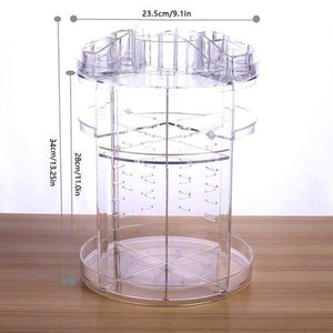 High Quality 360° Rotating Crystal Cosmetic Storage Box