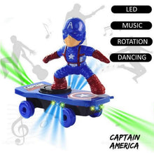 Charger l&#39;image dans la galerie, Spiderman/Iron man Scooter Electric Car Stunt Music led Light Toys