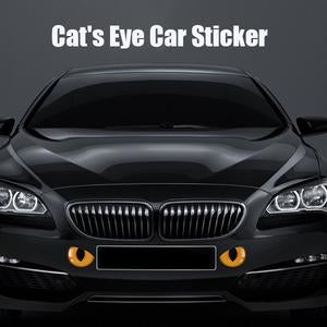 Halloween Cat's Eye Car Sticker